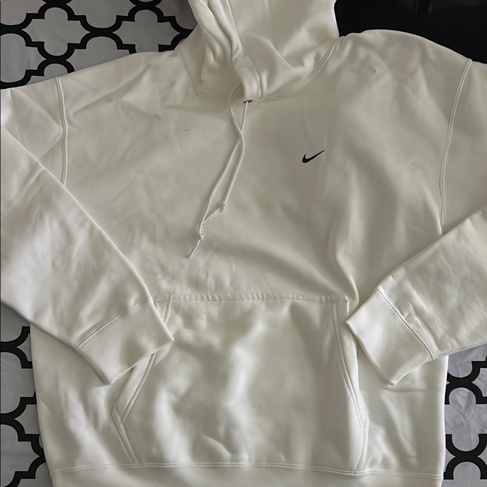 Nike Men's White Hoodie